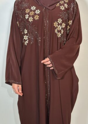 Abaya SAMIA Chocolat